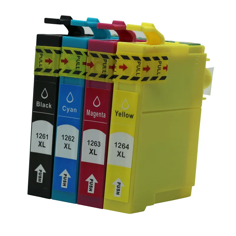 Картриджи 4PK T1261 T1262 T1263 T1264 совместимы с картриджем Epson 520 60 435 545 630 633 635 645 840