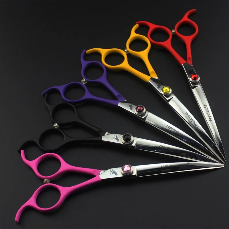 Professional Japan 440C 6.5 Inch Pet Dog Grooming Scissors Curved Scissors Hair Shear with Bag Up&Down Curved Double Use
Professional Japan 440C 6.5 Inch Pet Dog Grooming Scissors Curved Scissors Hair Shear with Bag Up&Down Curved Double Use