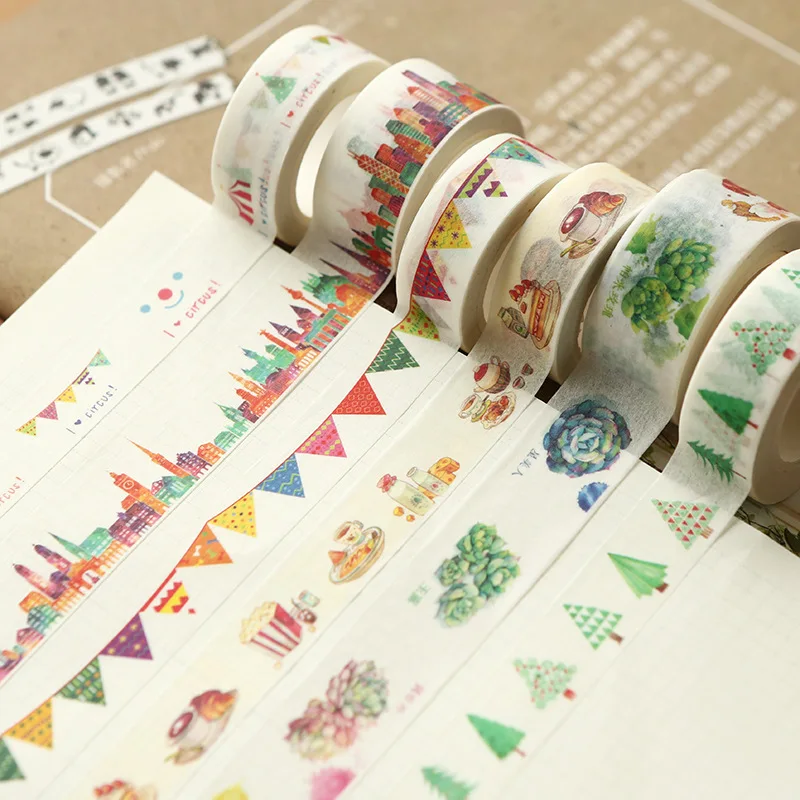 1.5cm*7m Washi Tape Decoration Stickers 9 Types kawaii Scrapbooking Stickers Masking Tape Diary Adhesive Tape Stationery Fita
1.5cm*7m Washi Tape Decoration Stickers 9 Types kawaii Scrapbooking Stickers Masking Tape Diary Adhesive Tape Stationery Fita