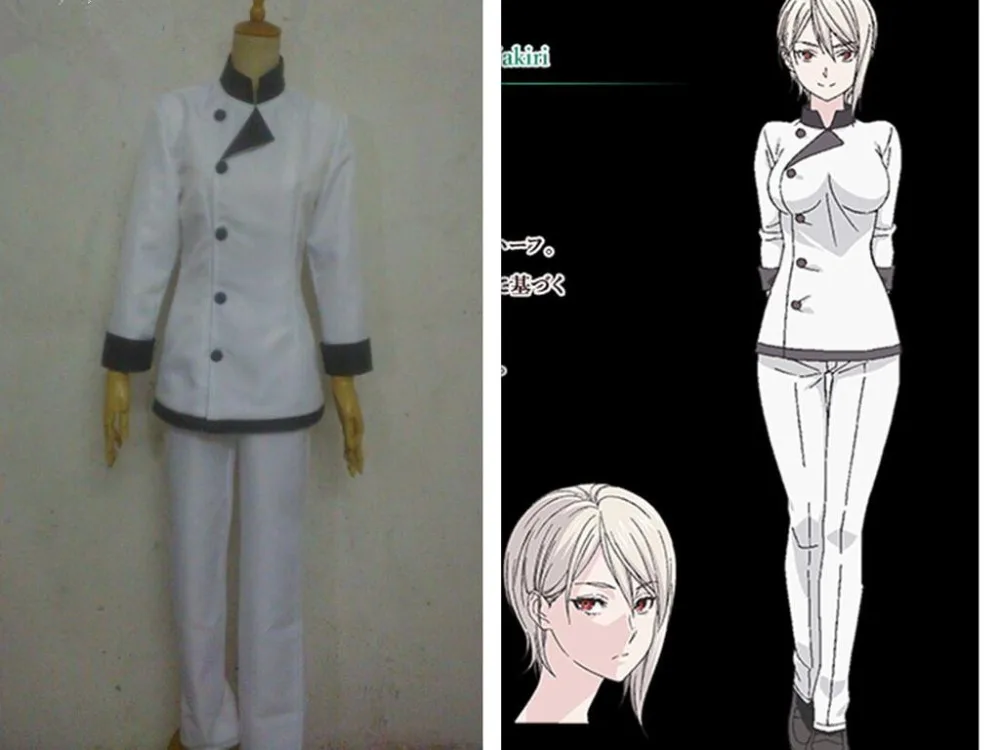 Бесплатная доставка, косплей шокугеки из аниме «no Soma», мультяшный костюм на Хэллоуин, косплей Элис накири для мужчин и женщин, костюм шеф-повара 
Бесплатная доставка, косплей шокугеки из аниме «no Soma», мультяшный костюм на Хэллоуин, косплей Элис накири для мужчин и женщин, костюм шеф-повара