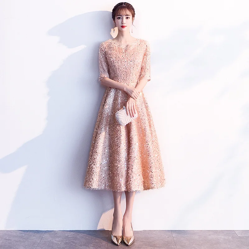 Elegant Gold Asian Sequins Cheongsam Short Dress Vestidos Chinos Oriental Qipao Evening Gowns Classic Party Dress Size XS-3XL
Elegant Gold Asian Sequins Cheongsam Short Dress Vestidos Chinos Oriental Qipao Evening Gowns Classic Party Dress Size XS-3XL