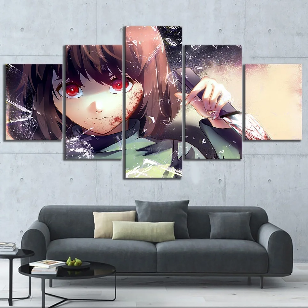5 Pieces Cartoon Pictures UNDERTALE Chara Video Game Poster Decorative Wall Painting for Living Room Decor
5 Pieces Cartoon Pictures UNDERTALE Chara Video Game Poster Decorative Wall Painting for Living Room Decor