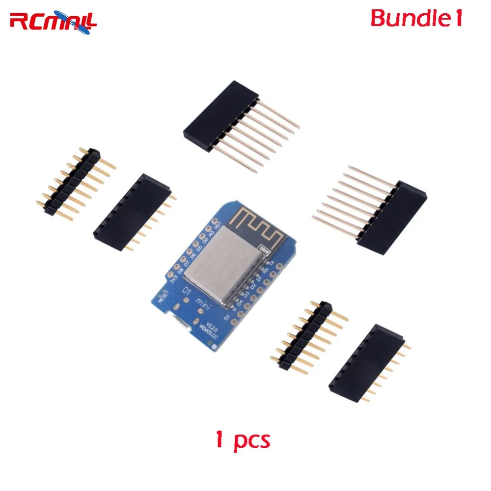 RCmall WEMOS D1 mini V2.2.0 Wi Fi ESP8266 макетная плата для Интернет вещей IOT CH340G ME6211 FZ2783|GPS-системы