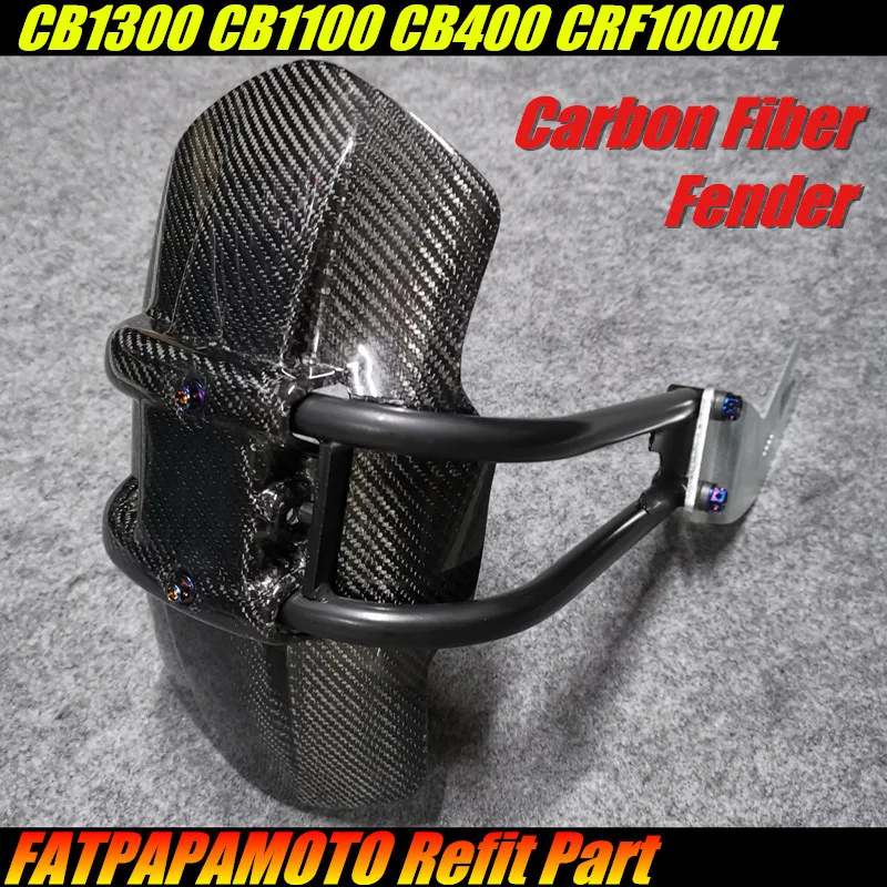 FOR HONDA CB1300 CB1100 CB400 CRF1000L Motorcycle Accessories 100% Carbon Fiber Rear Tire Fender
FOR HONDA CB1300 CB1100 CB400 CRF1000L Motorcycle Accessories 100% Carbon Fiber Rear Tire Fender