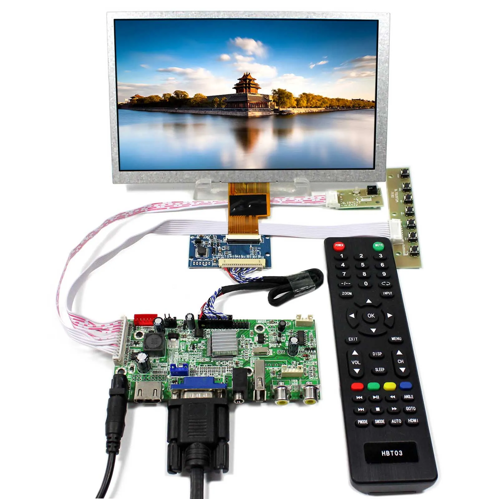 HD MI VGA 2AV USB LCD Controller Board VS-V59AV-V1 ZJ080NA-08A 1024X600 Resolution 8inch LCD Screen Backlight WLED
HD MI VGA 2AV USB LCD Controller Board VS-V59AV-V1 ZJ080NA-08A 1024X600 Resolution 8inch LCD Screen Backlight WLED