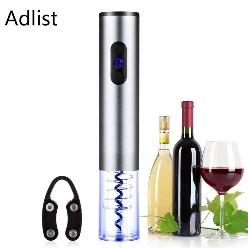 Bottle Openers Electric Wine Bottle Opener Corkscrew Automatic Dry Battery with Foil Cutter and Vacuum Stopper Kitchen Tools
Bottle Openers Electric Wine Bottle Opener Corkscrew Automatic Dry Battery with Foil Cutter and Vacuum Stopper Kitchen Tools