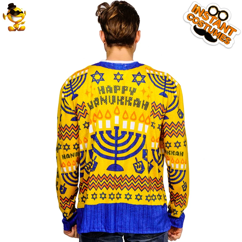 Christmas Adult Men 3D Printing Costume Carnival Cute Yellow Sweater Suit Long Sleeve T-Shirt Suit Top for Halloween Cosplay Men
Christmas Adult Men 3D Printing Costume Carnival Cute Yellow Sweater Suit Long Sleeve T-Shirt Suit Top for Halloween Cosplay Men