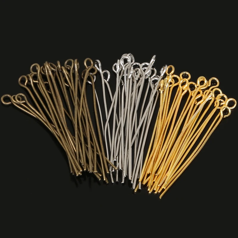 New Sale 16/20/24/30/35/40/45MM DIY Jewelry Pins Needles Silver/Rhodium/Bronze Plated Eye Pins Findings Eye Pin Headpins
New Sale 16/20/24/30/35/40/45MM DIY Jewelry Pins Needles Silver/Rhodium/Bronze Plated Eye Pins Findings Eye Pin Headpins
