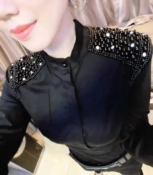 Блузка женская с длинным рукавом белая|women blouses|women blouse fashionwomen fashion |