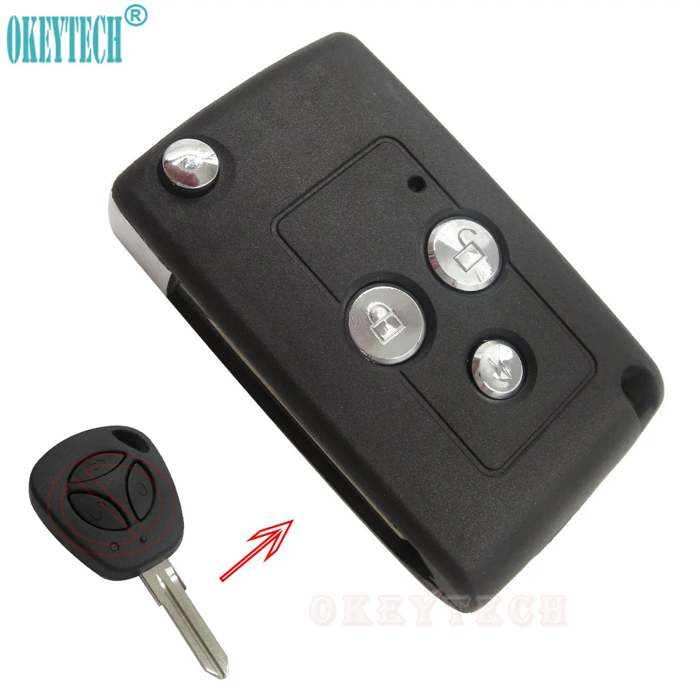 OkeyTech Modified Flip Remote Car Key Case Shell For LADA Priora Niva Vaz Granta Samara 2108 Xray Sedan 3Buttons Uncut Blade Fob
OkeyTech Modified Flip Remote Car Key Case Shell For LADA Priora Niva Vaz Granta Samara 2108 Xray Sedan 3Buttons Uncut Blade Fob