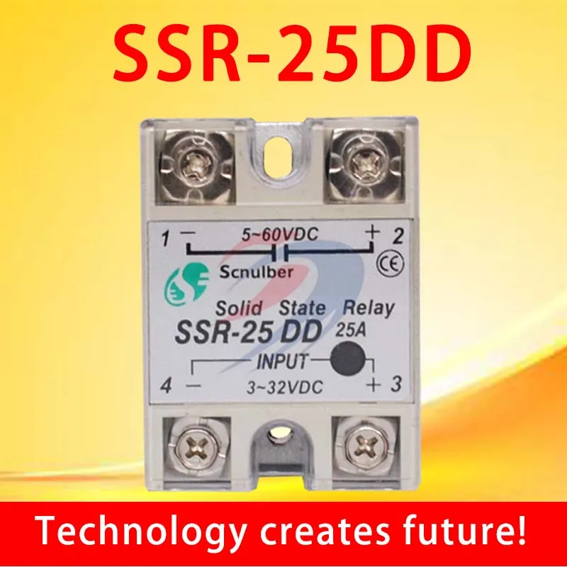 Однофазное твердотельное реле ssr-25dd DC control DC 25A SSR 25A вход 3-32V DC Выход 5 ~ 60V DC
Однофазное твердотельное реле ssr-25dd DC control DC 25A SSR 25A вход 3-32V DC Выход 5 ~ 60V DC