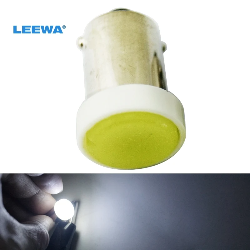 LEEWA 50pcs White Car Interior BA9S T4W COB 1LED Bulb Reading LED Light Lamp Bulb Styling Lamp DC12V #CA1034
LEEWA 50pcs White Car Interior BA9S T4W COB 1LED Bulb Reading LED Light Lamp Bulb Styling Lamp DC12V #CA1034