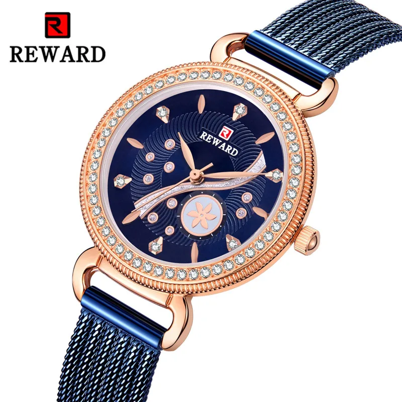 Fashion Rhinestone Rose Gold Quartz Watches Women Luxury Lady Watch Female Clock Milan Steel Mesh Bracelet Dress Wristwatches
Fashion Rhinestone Rose Gold Quartz Watches Women Luxury Lady Watch Female Clock Milan Steel Mesh Bracelet Dress Wristwatches