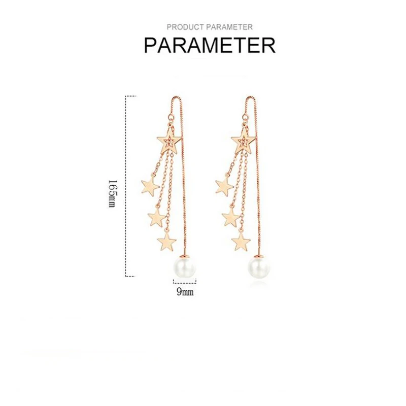 2019 New Fashion Jewelry Five-pointed Star Imitation Pearl Drop Earring Best Selling Simple Popular Rose Gold Stars Earrings
2019 New Fashion Jewelry Five-pointed Star Imitation Pearl Drop Earring Best Selling Simple Popular Rose Gold Stars Earrings