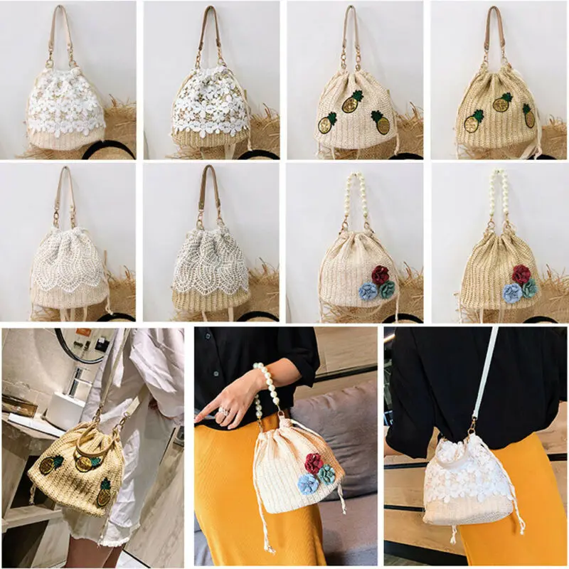 TOP Straw Bag Summer Beach Rattan Shoulder Bags Wicker Weave Handbag Holiday Travel Beach Portable Bag
TOP Straw Bag Summer Beach Rattan Shoulder Bags Wicker Weave Handbag Holiday Travel Beach Portable Bag