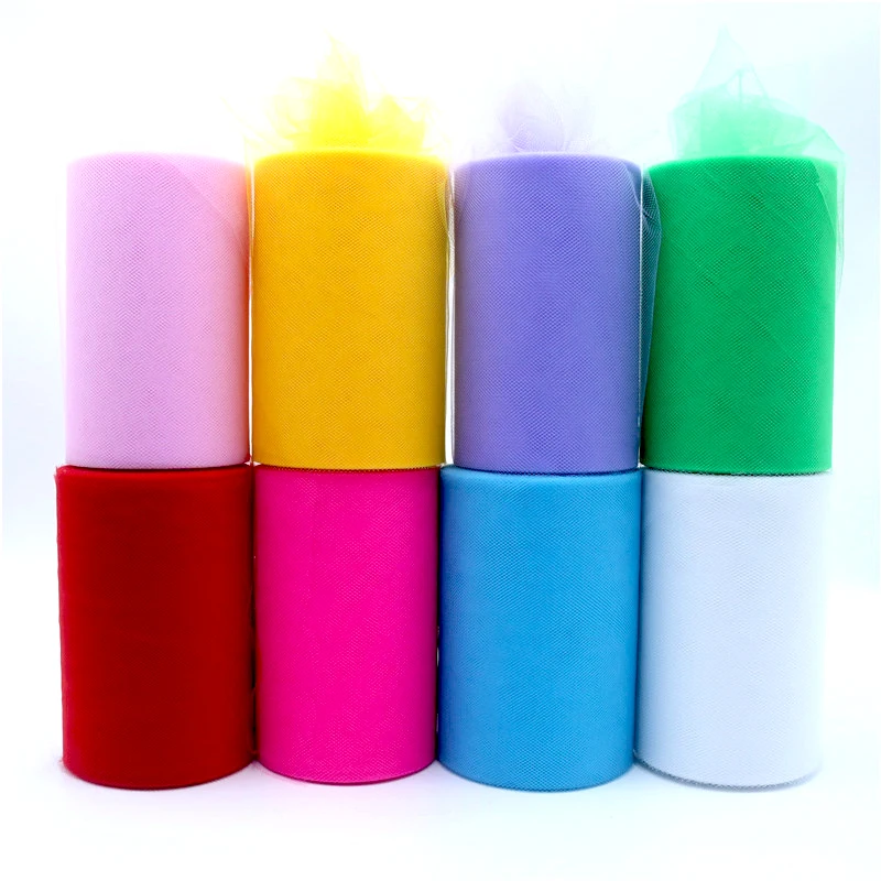 15cm 25/100Yards Tulle Roll 6/40inch Baby Shower Tulle Fabric Spool DIY Wedding Birthday Party Tutu Skirt Decoration Supplies
15cm 25/100Yards Tulle Roll 6/40inch Baby Shower Tulle Fabric Spool DIY Wedding Birthday Party Tutu Skirt Decoration Supplies