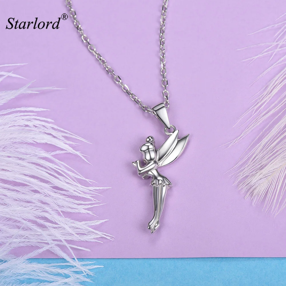 Silver Fairy Necklace Gift For Women/Girls 925 Sterling Silver Lucky Fairy Jewelry Pixie Charm For Girls P6042B
Silver Fairy Necklace Gift For Women/Girls 925 Sterling Silver Lucky Fairy Jewelry Pixie Charm For Girls P6042B