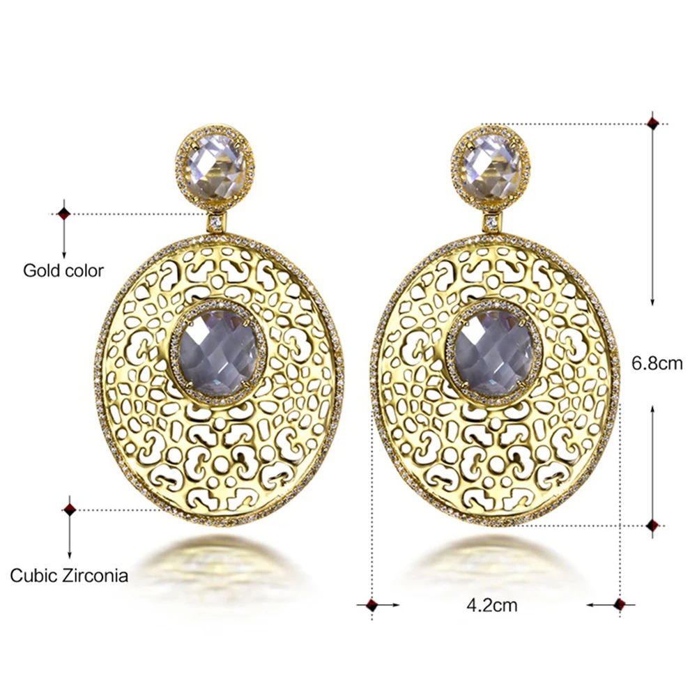 68 mm long Luxury Oval dangle earring Green / White crystal stones expensive jewellery Hyperbole big drop earrings for party
68 mm long Luxury Oval dangle earring Green / White crystal stones expensive jewellery Hyperbole big drop earrings for party