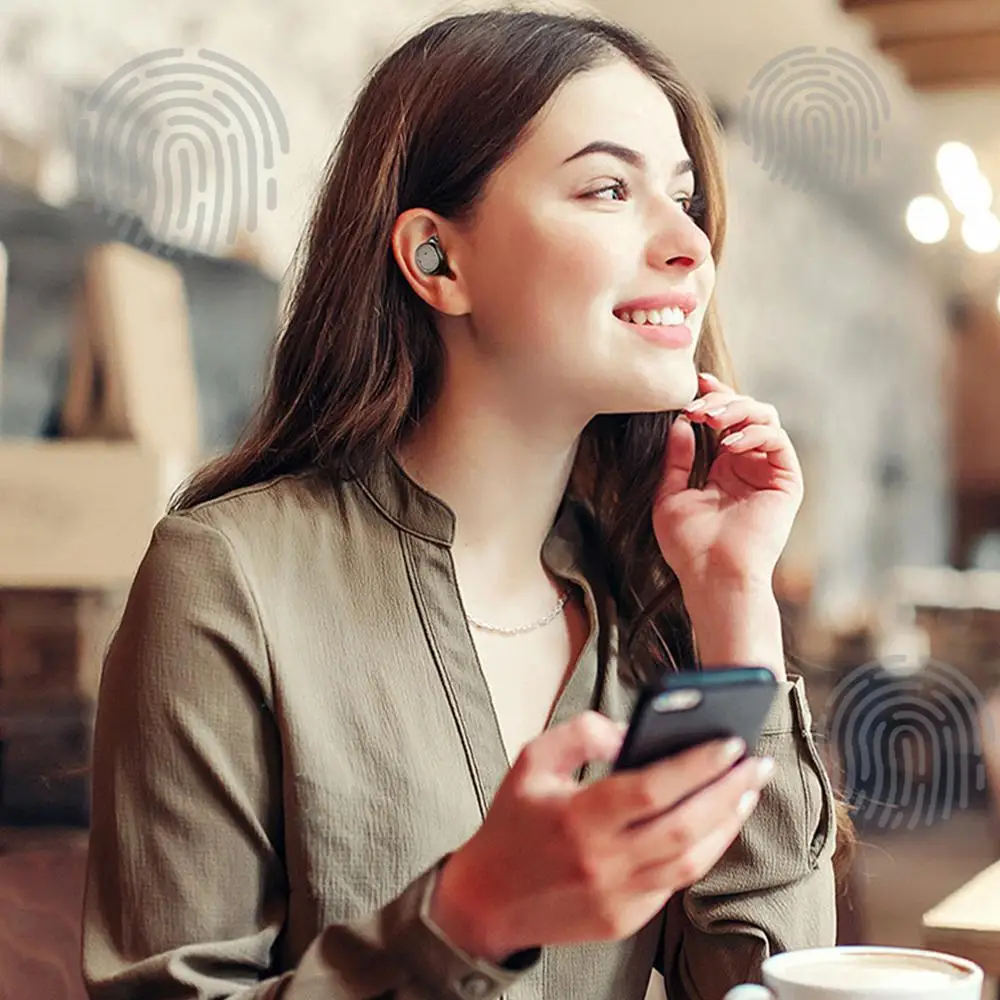 TWS Bluetooth 5.0 Mini Wireless Earbuds Touch Control IPX5 Waterproof Earphones Auto Pairing With Charging Box
TWS Bluetooth 5.0 Mini Wireless Earbuds Touch Control IPX5 Waterproof Earphones Auto Pairing With Charging Box