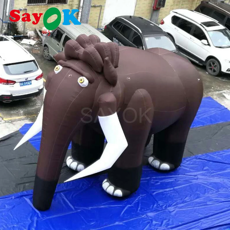 Sayok Giant Inflatable Elephant 6.6x4.4M/21.6*14.4ft Logo Customized Large Mammoth Model for Advertising Festive Party Decor
Sayok Giant Inflatable Elephant 6.6x4.4M/21.6*14.4ft Logo Customized Large Mammoth Model for Advertising Festive Party Decor