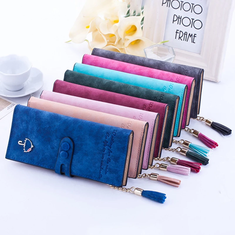 2018 New Fashion Women's Wallets PU Tassel Zipper Leather Wallet Women's Long Design Card Holder More Color Clutch
2018 New Fashion Women's Wallets PU Tassel Zipper Leather Wallet Women's Long Design Card Holder More Color Clutch
