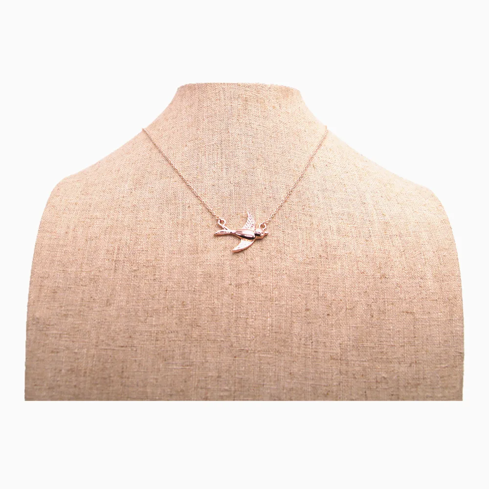 30PCS/lot Fashion Rose gold plating necklace Solid swallow necklaces for women wholesale
30PCS/lot Fashion Rose gold plating necklace Solid swallow necklaces for women wholesale