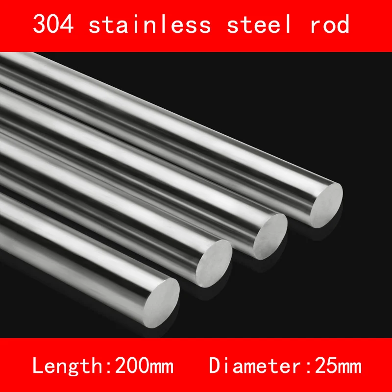 smooth surface 304 Stainless steel rod diameter 25mm length 200mm anti-corrosion metal
smooth surface 304 Stainless steel rod diameter 25mm length 200mm anti-corrosion metal