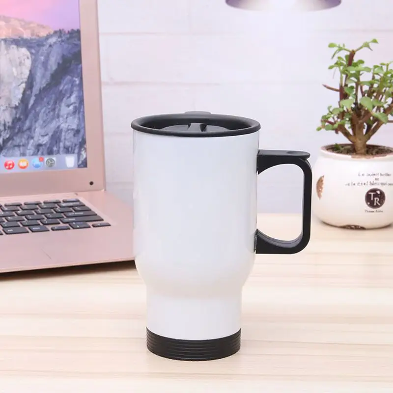 Stainless Steel White Travel Blank Sublimation Mug For Heat Press Printing 450ml Thermos Cup
Stainless Steel White Travel Blank Sublimation Mug For Heat Press Printing 450ml Thermos Cup