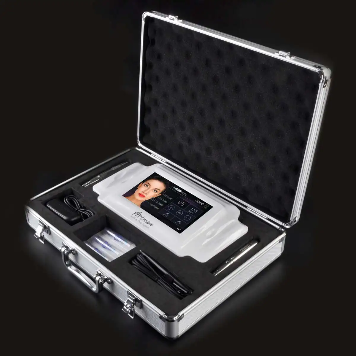 100-240V AC Artmex V8 Permanent Makeup Tattoo Machine Digital Electric Eye Brow Lip Rotary Pen MTS PMU System Makeup Machine
100-240V AC Artmex V8 Permanent Makeup Tattoo Machine Digital Electric Eye Brow Lip Rotary Pen MTS PMU System Makeup Machine