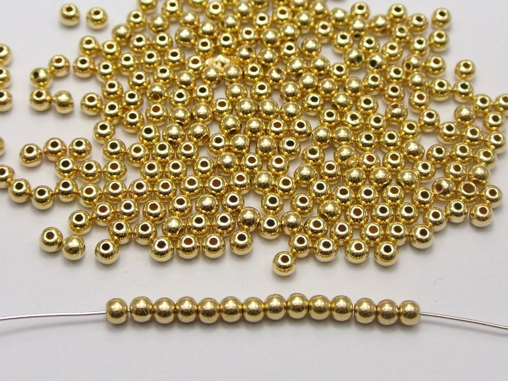 1000PCS Golden Tone Plastic Round Spacer Beads 4mm Smooth Ball Beads DIY Jewelry Accessories
1000PCS Golden Tone Plastic Round Spacer Beads 4mm Smooth Ball Beads DIY Jewelry Accessories