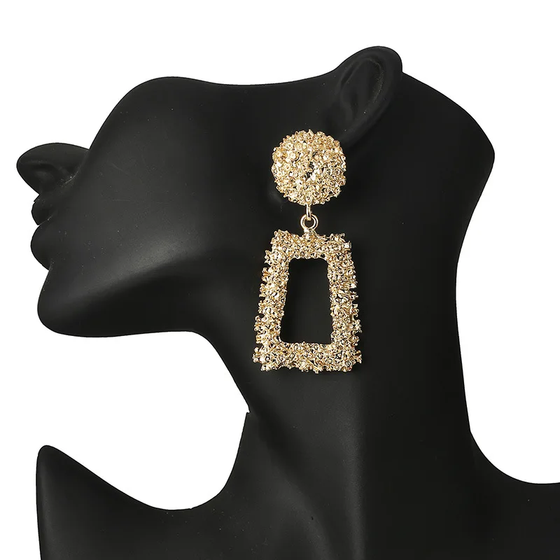 Fashion Exaggerated Irregular Convex Earrings Female Retro New Earrings Bohemia Women Earrings
Fashion Exaggerated Irregular Convex Earrings Female Retro New Earrings Bohemia Women Earrings