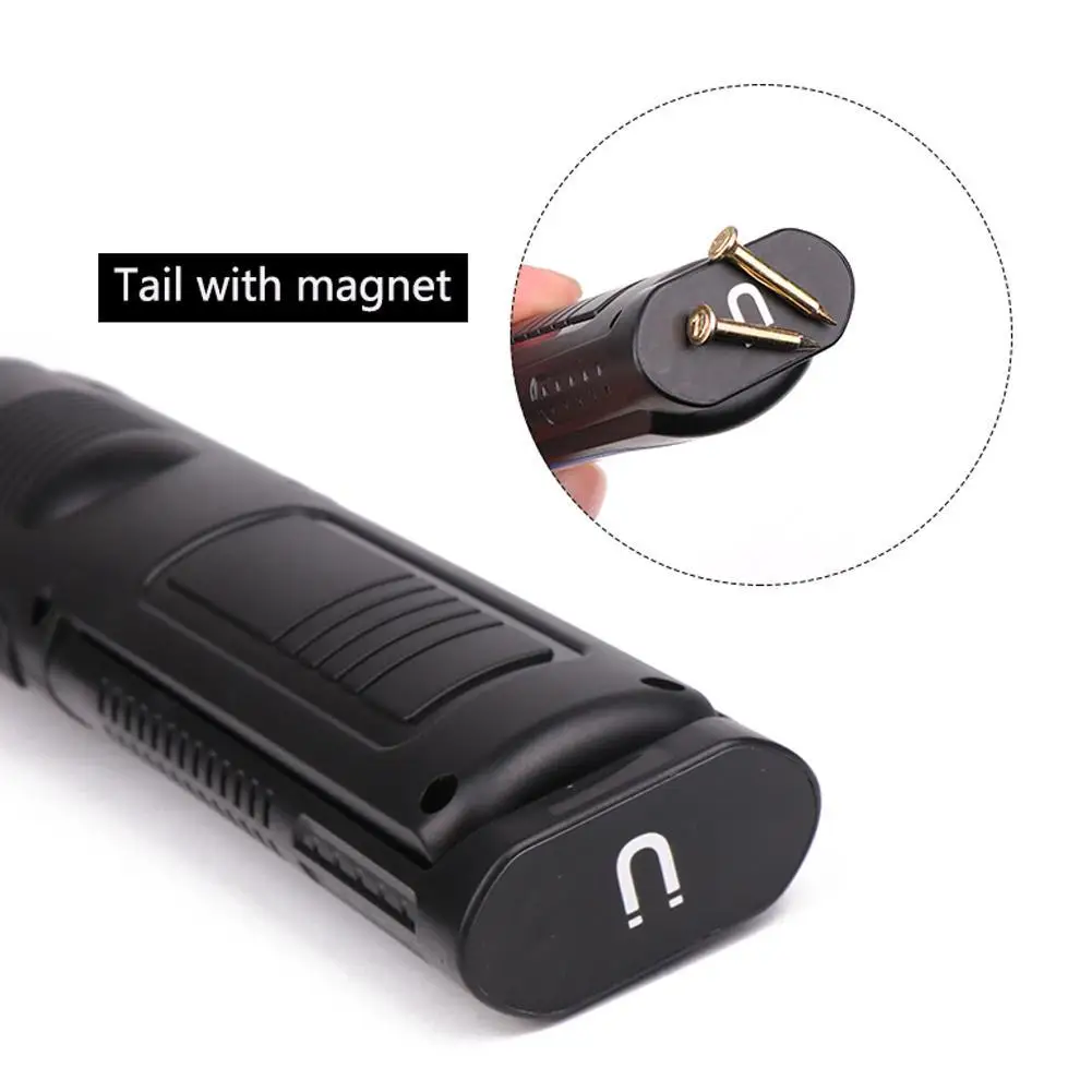 Black color Rechargeable LED Work Light Lamp Rotatable 4 modes Flashlight good quality | Лампы и освещение