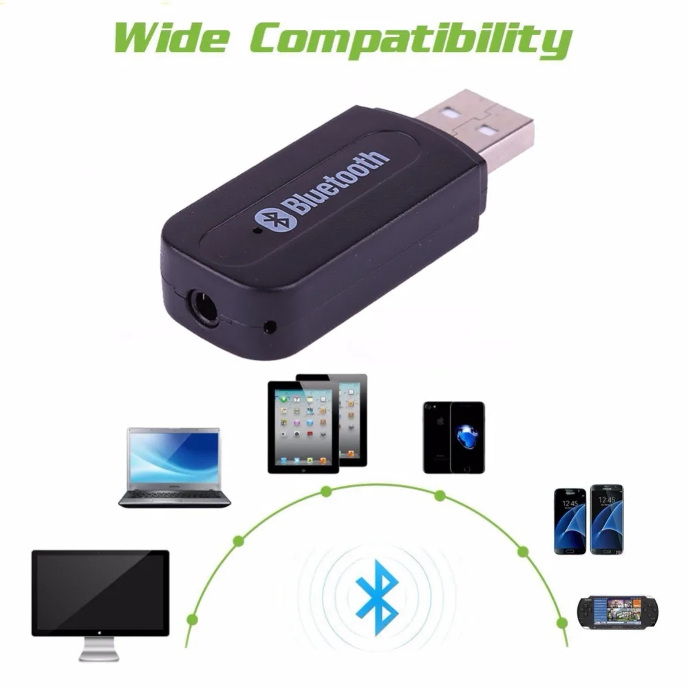 USB беспроводной Bluetooth адаптер 4 0 музыкальный стерео приемник аудио 3 5 мм