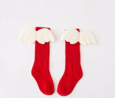 Children Christmas Gift Socks Winter New Creative Wings Baby Heap Socks Leg Warmers Knee-high Socks 12 Colors Girl Long Socks
Children Christmas Gift Socks Winter New Creative Wings Baby Heap Socks Leg Warmers Knee-high Socks 12 Colors Girl Long Socks