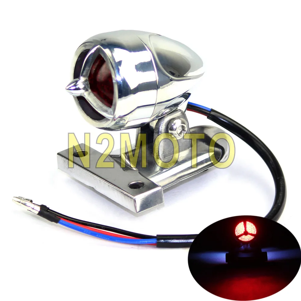 Polish LED Motorcycle Taillight Brake Lamp License Plate Light for Harley Universal
Polish LED Motorcycle Taillight Brake Lamp License Plate Light for Harley Universal