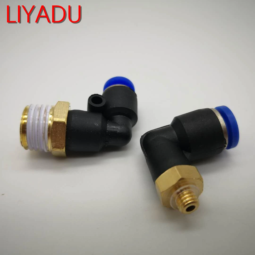 10pcs PL4-02/03 Pneumatic connector L Shape PL OD 4mm Hose Tube -1/4 3/8 BSPT Thread Air Elbow quick coupling Fitting
10pcs PL4-02/03 Pneumatic connector L Shape PL OD 4mm Hose Tube -1/4 3/8 BSPT Thread Air Elbow quick coupling Fitting