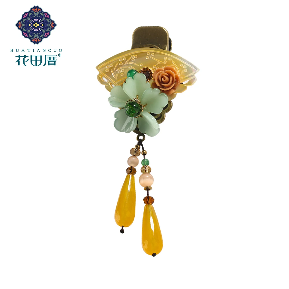 Ethnic Fan Shell Lampwork Flower Water Drop Tassel Hair pin Clip for women Resin Flower Water Drop Tassel Hair jewelry FJ-18020
Ethnic Fan Shell Lampwork Flower Water Drop Tassel Hair pin Clip for women Resin Flower Water Drop Tassel Hair jewelry FJ-18020