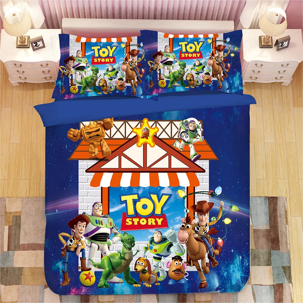 Disney Toy Story, Комплект постельного белья, набор пододеяльников для детей, домашний декор, king queen size, постельное белье, комплект из 3 предметов для...
Disney Toy Story, Комплект постельного белья, набор пододеяльников для детей, домашний декор, king queen size, постельное белье, комплект из 3 предметов для...