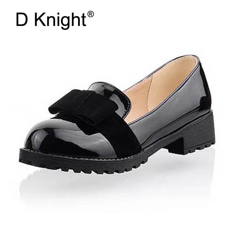 New Round Toe Slip-on Women Loafers Fashion Bow Patent Leather Women Flat Shoes Ladies Casual Flats Big Size 34-43 Women Oxfords
New Round Toe Slip-on Women Loafers Fashion Bow Patent Leather Women Flat Shoes Ladies Casual Flats Big Size 34-43 Women Oxfords