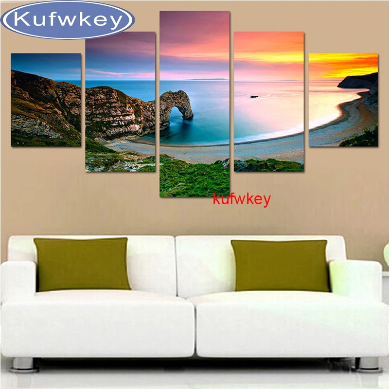 Sunset sea scenery diy Diamond Painting 5 pcs 3d Cross Stich Full Drill square Diamond Painting Diamond Mosaic Embroidery multi
Sunset sea scenery diy Diamond Painting 5 pcs 3d Cross Stich Full Drill square Diamond Painting Diamond Mosaic Embroidery multi