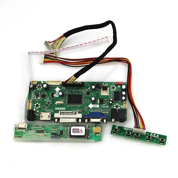 Плата драйвера контроллера M. NT68676 LCD/LED для B170PW06 V.2 N170C2 L02 (HDMI + VGA DVI аудио) 1440*900|lcd