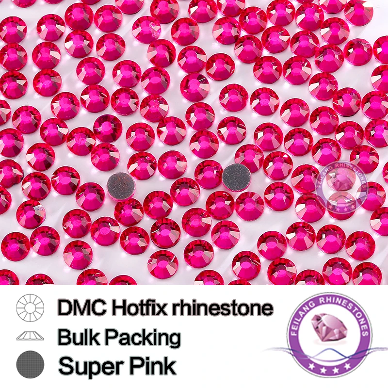 Feilang Wholesale Super Pink Size SS10 SS16 SS20 SS30 Bulking Packing DMC Crystal Hotfix Rhinestone for Garments Bags And Shoes
Feilang Wholesale Super Pink Size SS10 SS16 SS20 SS30 Bulking Packing DMC Crystal Hotfix Rhinestone for Garments Bags And Shoes