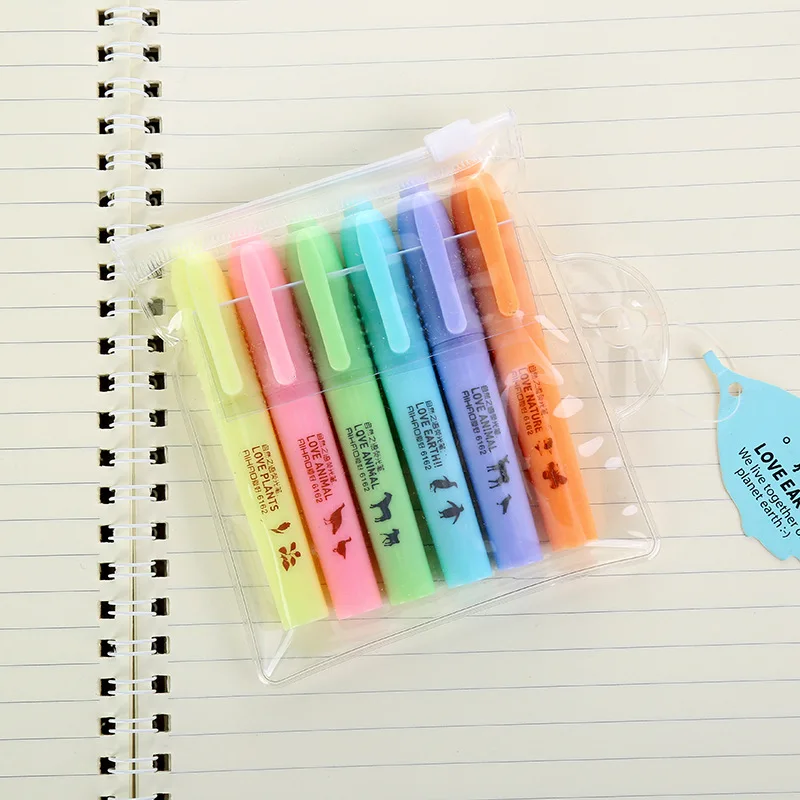 36 pcs/Lot Nature Fluorescent color highlighter marker pen for writing liner drawing Stationary Office School supplies F949
36 pcs/Lot Nature Fluorescent color highlighter marker pen for writing liner drawing Stationary Office School supplies F949