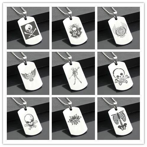 Perfect JL Terror skeleton B Western Style Army card Personalized Diy Letters Pendant Steel Necklace personality Gifts KLT02
Perfect JL Terror skeleton B Western Style Army card Personalized Diy Letters Pendant Steel Necklace personality Gifts KLT02