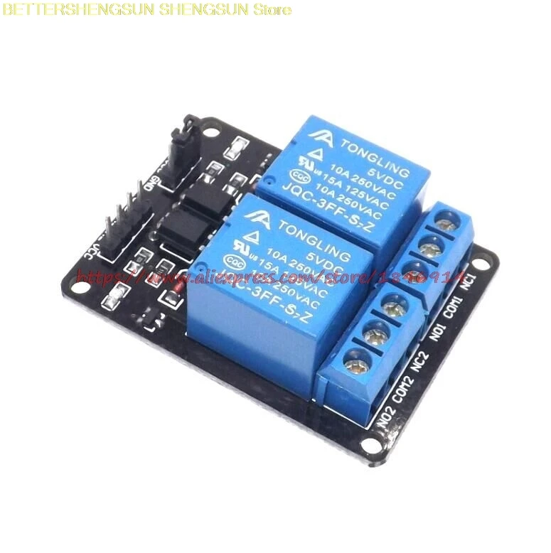 Free Shipping 2-channel New 2 channel relay module relay expansion board 5V low level triggered 2-way relay module
Free Shipping 2-channel New 2 channel relay module relay expansion board 5V low level triggered 2-way relay module