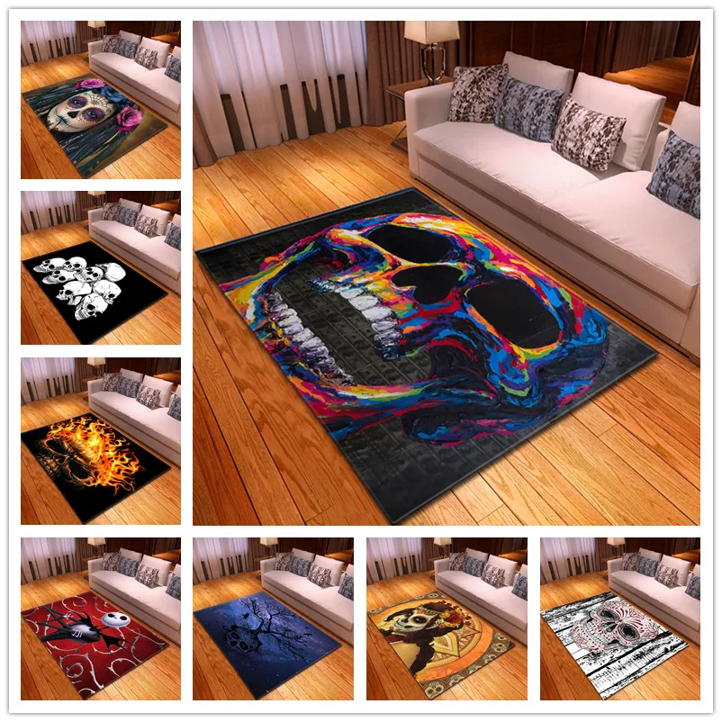 Nordic Halloween Party Decor Carpet Flannel 3D Colour Skull Home Area Rugs Kids/Baby Crawl Game Mats/Carpets for Living Room Rug
Nordic Halloween Party Decor Carpet Flannel 3D Colour Skull Home Area Rugs Kids/Baby Crawl Game Mats/Carpets for Living Room Rug