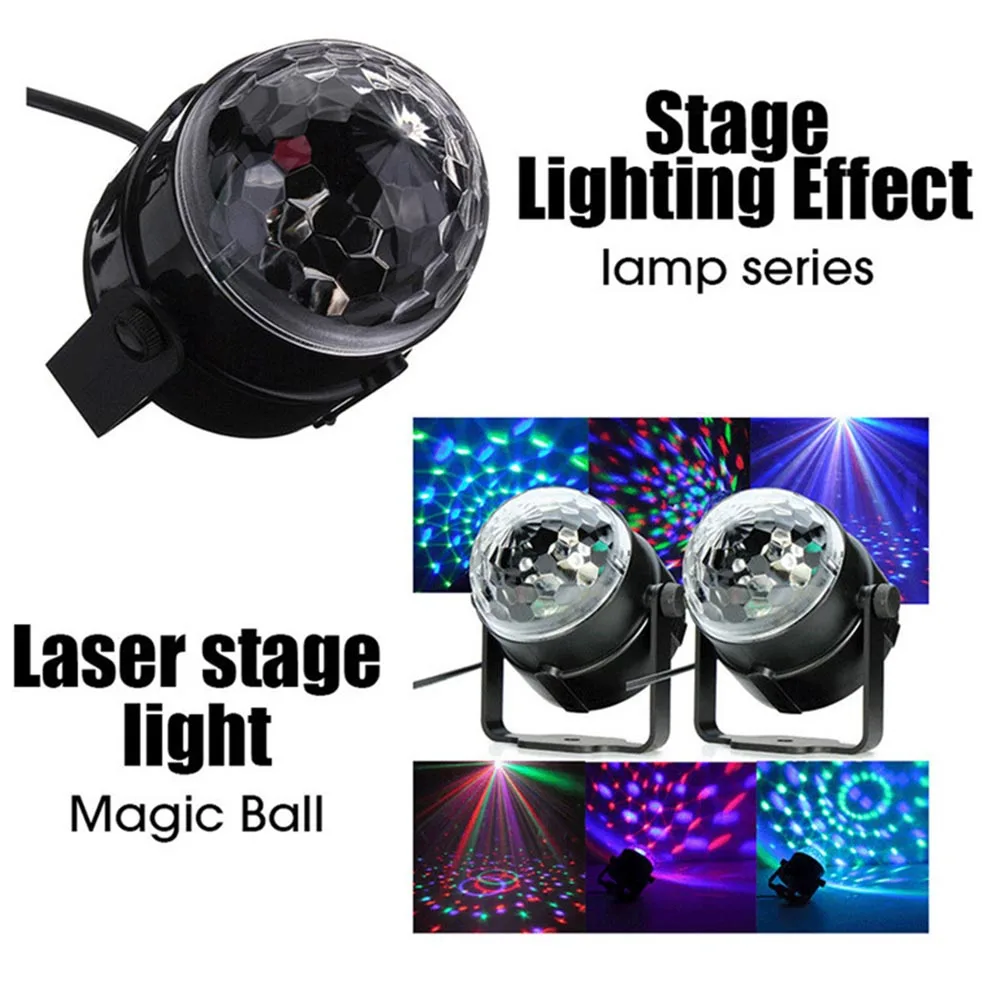 Led Stage Lights KTV DJ Lamps 3W EU/US Changable RGB Color Sound Actived Crystal Magic Disco Ball Xmas Holiday Party Light TR
Led Stage Lights KTV DJ Lamps 3W EU/US Changable RGB Color Sound Actived Crystal Magic Disco Ball Xmas Holiday Party Light TR
