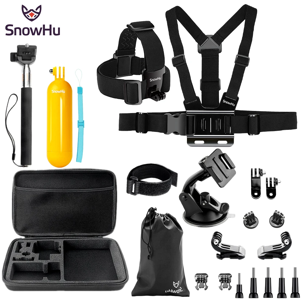 SnowHu For Gopro Hero GS88 Accessories Survival tube selfie stick Trochal disk Headband For Go pro hero 10 9 8 7 6 EKEN H9 Yi 4K
SnowHu For Gopro Hero GS88 Accessories Survival tube selfie stick Trochal disk Headband For Go pro hero 10 9 8 7 6 EKEN H9 Yi 4K