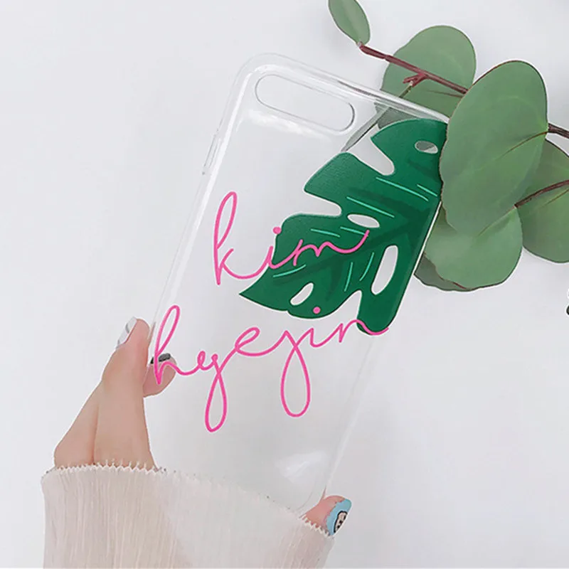 Transparent leaf Phone Case For iphone 7 8 6s 6Plus Cases Summer Leaves Abstract Letter Back Cover for iphone X phone case coque
Transparent leaf Phone Case For iphone 7 8 6s 6Plus Cases Summer Leaves Abstract Letter Back Cover for iphone X phone case coque