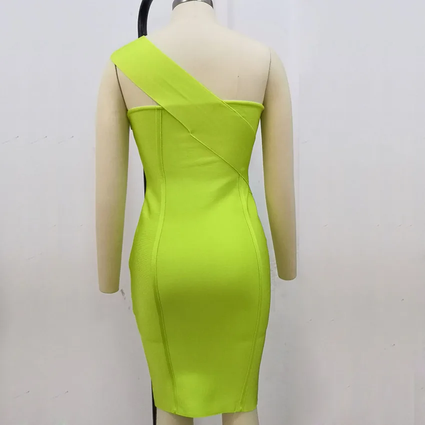 Bevenccel 2020 New Chic Sexy Summer Bandage Dress One Shoulder Strapless Elegant Bodycon Evening Rayon Party Dress Vestidos
Bevenccel 2020 New Chic Sexy Summer Bandage Dress One Shoulder Strapless Elegant Bodycon Evening Rayon Party Dress Vestidos